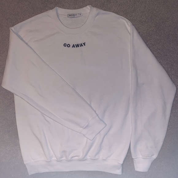 Embroidered Crewneck Sweatshirt, Oversized Fit - Picture 3 of 7